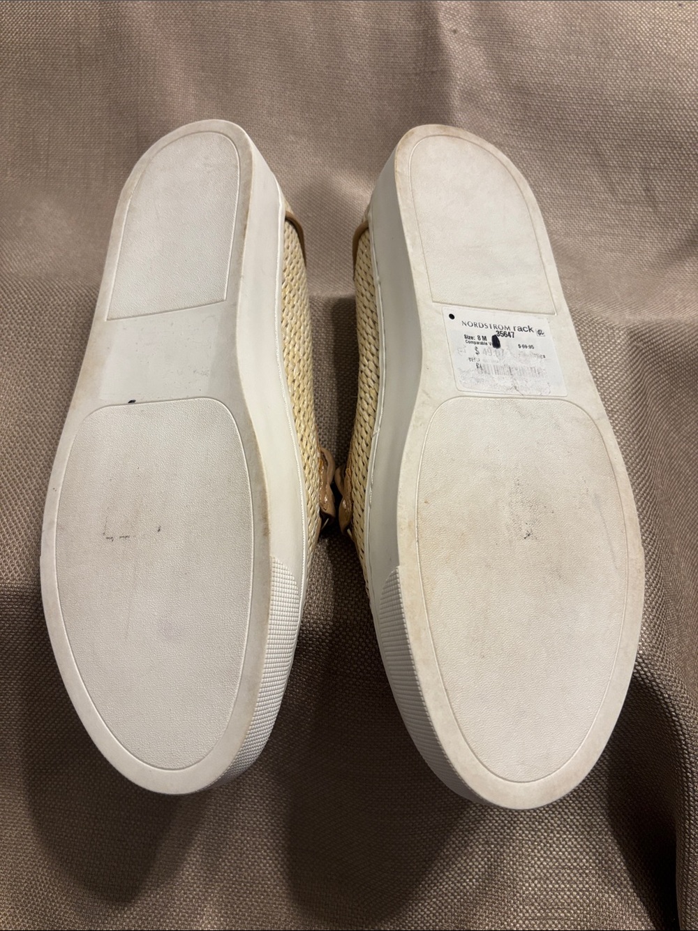 Nordstrom Rack Raffia Slip-On Loafers - Picture 8 of 8
